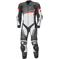 Held Slade II Costume en cuir de moto one piece, noir-blanc-rouge, taille 60 pour Hommes
