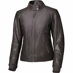 Held Barron Veste en cuir de moto pour dames, brun, taille 38 pour Femmes