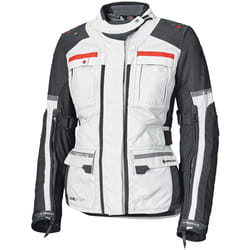Held Carese Evo GTX Veste textile de moto de dames, gris-rouge, taille 4XL pour Femmes