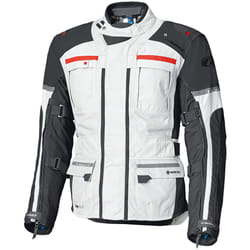 Held Carese Evo GTX Veste textile de moto, gris-rouge, taille L pour Hommes