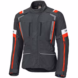 Held 4-Touring II Veste textile de moto imperméable, noir-rouge, taille XL pour Hommes