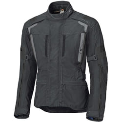 Held 4-Touring II Veste textile de moto imperméable, noir-gris, taille L pour Hommes