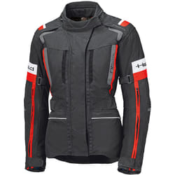 Held 4-Touring II imperméable dames moto textile veste, noir-rouge, taille 4XL pour Femmes