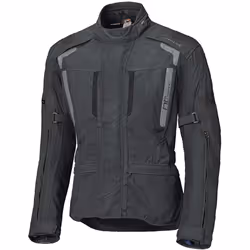 Held 4-Touring II Veste textile de moto imperméable, noir-gris, taille XL pour Hommes