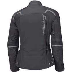 Held 4-Touring II Veste textile de moto imperméable, noir-gris, taille XL pour Hommes