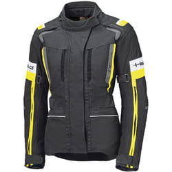 Held 4-Touring II imperméable dames moto textile veste, noir-jaune, taille L pour Femmes