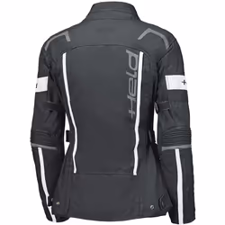 Held 4-Touring II imperméable dames moto textile veste, noir-blanc, taille L pour Femmes