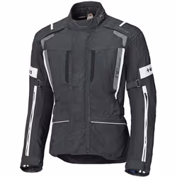 Held 4-Touring II Veste textile de moto imperméable, noir-blanc, taille 4XL pour Hommes