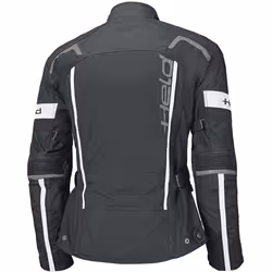 Held 4-Touring II Veste textile de moto imperméable, noir-blanc, taille 4XL pour Hommes