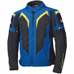 Held Zelda Veste textile de moto, bleu-jaune, taille 4XL pour Hommes