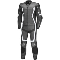 Held Street-Rocket Pro Combinaison en cuir de moto 2 pièces, noir-blanc, taille 52 pour Hommes