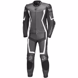 Held Street-Rocket Pro Combinaison en cuir de moto 2 pièces, noir-blanc, taille 52 pour Hommes