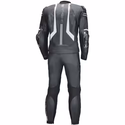 Held Street-Rocket Pro Combinaison en cuir de moto 2 pièces, noir-blanc, taille 52 pour Hommes