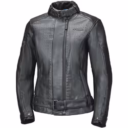 Held Roxane Veste en cuir de moto pour dames, noir, taille 42 pour Femmes