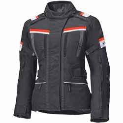 Held Tourino Top imperméable dames moto textile veste, noir-rouge, taille XS pour Femmes
