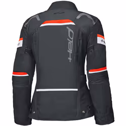 Held Tourino Top imperméable dames moto textile veste, noir-rouge, taille XS pour Femmes