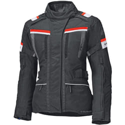 Held Tourino Top imperméable dames moto textile veste, noir-rouge, taille XL pour Femmes