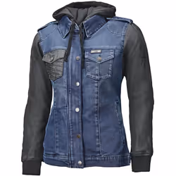 Held Petrol Veste textile de moto pour dames, noir-bleu, taille XL pour Femmes