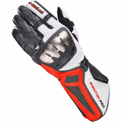 Held Phantom Pro Gants de moto, noir-blanc-rouge, taille S pour Hommes