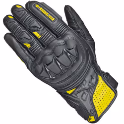 Held Kakuda Gants de moto, noir-jaune, taille XL pour Hommes