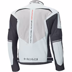 Held Sonic II Blouson textile de moto en maille, noir-gris, taille 4XL pour Hommes