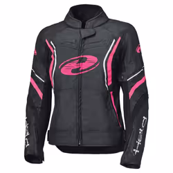 Held Baxley Top imperméable dames moto textile veste, noir-rose, taille 3XL pour Femmes