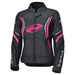 Held Baxley Top imperméable dames moto textile veste, noir-rose, taille 3XL pour Femmes