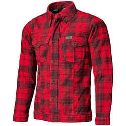 Held Woodland Chemise de moto, noir-rouge, taille 2XL pour Hommes
