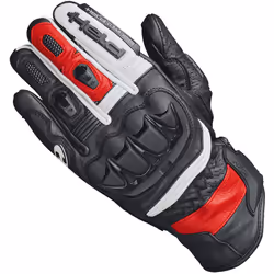 Held Misawa Gant de moto, noir-blanc-rouge, taille 2XL pour Hommes