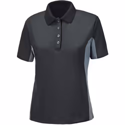 Held Cool Layer Polo pour femme, noir-gris, taille 4XL pour Femmes