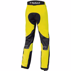 Held Rainblock 2 Pantalons de pluie pour femmes, noir-jaune, taille L
