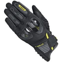 Held Sambia 2 Gants de moto pour femmes, noir-jaune, taille M L