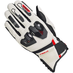 Held Sambia 2 Gants de moto, noir-blanc-rouge-beige, taille 3XL pour Hommes