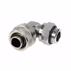Aquatuning GmbH 62074, Raccords, Laiton, Nickel, 1/4", 90°, 1 pièce(s)