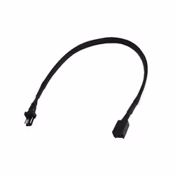 Phobya Verlngerung 3Pin Molex 30cm, 0,3 m, Molex (3-pin), Molex (3-pin), Mâle, Femelle, 90°