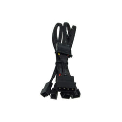 Phobya 4Pin Molex auf 4x 3Pin (12V) 30cm 0,3 m