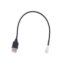 Phobya 81132 câble de téléphone portable Noir 0,3 m USB A