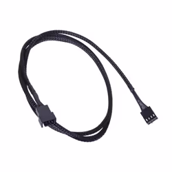 Phobya 81134, 0,9 m, 4-pin PWM, 4-pin PWM, Mâle, Femelle, Noir