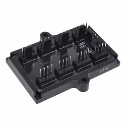 Phobya 81136, Adaptateur électrique, Noir, 4 broches