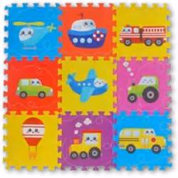 Knorrtoys 21025, Tapis de jeux pour bébé, Multicolore