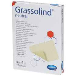 Hartmann Grassolind Neutral Pansement Gras 5 x 5cm 10 unités