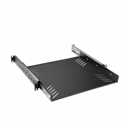 adam hall 87556, Noir, Acier, 25 kg, 1U, 48,3 cm (19"), 435 mm