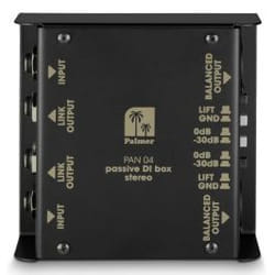 Palmer Audio PAN04 boîtier de direct Boîtier de direct passif Noir