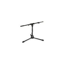 Adam Hall - Pied de micro réglable avec bras de perche et filetage standard 5/8' Fonestar MS120N, avec 3 pieds pliants, idéal pour les instruments