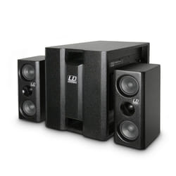 LD Systems Dave 8 XS set d'enceintes 350 W Universel Noir 2.1 canaux 2-voies