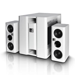 LD Systems Dave 8 XS set d'enceintes 350 W Universel Blanc 2.1 canaux 2-voies