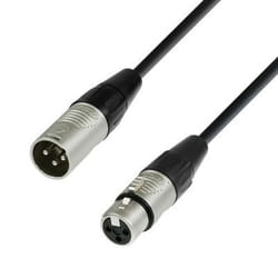 adam hall DMF 0500 câble de signal 5 m Noir