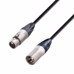 adam hall K5MMF0300, XLR (3-pin), Femelle, XLR (3-pin), Mâle, 3 m, Noir