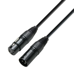 adam hall K3 DMF 0600 câble audio 6 m XLR (3-pin) Noir