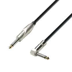 adam hall K3 IPR 0300 câble audio 3 m 6,35 mm TRS Noir, Argent